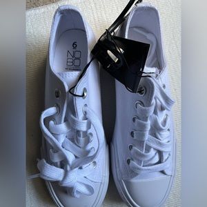 No Boundaries white sneakers